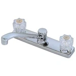 Homewerks 10-K82WNCH1B-Z Two Handle Kitchen Faucet, Chrome. Fixed Price $41.92.