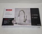 Delta Leland Single-handle Pull-down Sprayer Kitchen Faucet, 19978Z-SS-DST. Fixed Price $99.77.