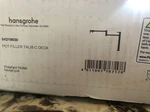 Hansgrohe 04219830 - Pot Filler Faucet. Polished Nickel Finish. Fixed Price $499.73.