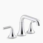 New Kohler T26440-4-CP Tone Chrome Deck Mounted Roman Tub Filler. Fixed Price $159.99.