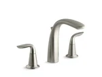 Kohler T5324-4-BN Refinia Deck Mount Bath Tub Faucet Vibrant Brushed Nickel. Fixed Price $325.00.