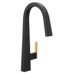 Moen S75005BL Nio One-handle High Arc Pulldown Kitchen Faucet Matte Black New!. Fixed Price $749.99.