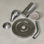 Moen (3 Piece) Single Handle Tub/shower Trim Kit 7.62"X7.62"X4.75" Chrome TL471. Fixed Price $61.60.