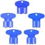 Mudder 5 Pieces Faucet Aerator Key Blue Removal Wrench Tool With Sizes. Fixed Price $14.40.