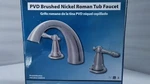 Homewerks Worldwide 2-HANDLE Roman Tub Faucet In Brushed Nickel. Fixed Price $79.99.