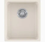 Franke KBG11013VAN Kubus Granite Undermount Single Bowl Kitchen Sink, Vanilla. Fixed Price $295.99.