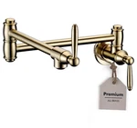 Ysnol Pot Filler Faucet, Wall Mount Faucets For Kitchen Sink (gold). Fixed Price $69.99.