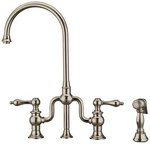 Whitehaus WHTTSLV3-9773-NT Twisthaus Plus 1.5 Gpm Widespread Nickel. Fixed Price $784.00.