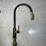 Waterstone Industrial Plp Kitchen Ext Reach Faucet Black Gold Used Retail $2500+. Fixed Price $550.00.