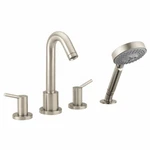 Hansgrohe 32314821 Talis 4-HOLE Roman Tub Set Trim In Brushed Nickel. Fixed Price $339.99.