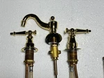 Kohler K-108-4-PB Antique Widespread Faucet Vibrant Polished Brass Owned. Fixed Price $525.00.