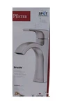 Pfister Bruxie Single Handle Bathroom Faucet Deckplate Drain Kit Brushed Nickel. Fixed Price $50.01.