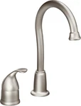 Moen 4905SRS Camerist High Arc Bar Faucet Spot Resist Stainless One Handle New. Fixed Price $174.13.