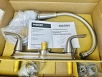Moen Brecklyn 87102SRS 2-HANDLE Standard Kitchen Faucet. Fixed Price $69.99.
