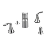 Moen T5220 Eva Chrome Two-handle Bidet Faucet Valve Required. Fixed Price $149.99.