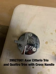 Hansgrohe Axor 39927001 Citterio Trio/quattro Trim With Cross Handle In Chrome. Fixed Price $125.00.