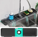 24 Inch Longer Faucet Mat For Kitchen Sink, 5 Slope Fast Self-draining,. Fixed Price $16.99.