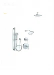 Kohler Artifacts K-TS72767-4-CP Rain Shower System , Polished Chrome. Fixed Price $1625.00.