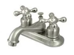Elements Of Design EB608X Double Handle Centerset Bathroom Faucet - Nickel. Fixed Price $125.30.