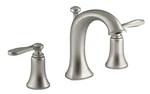 Kohler R76257-49-BN 8" Brushed Nickel Linwood Two Handle Widespread Lavatory. Fixed Price $143.00.