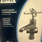 B&k Chrome 1.2 Gpm Standard Single Hole Basin Faucet 120-003NLA. Fixed Price $40.00.