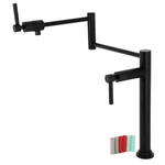 Kingston Brass KS470.DKL Kaiser 3 Gpm 1 Hole Pot Filler - Black. Fixed Price $601.22.