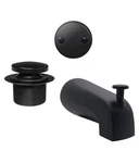 Westbrass CO531-62 5-1/4" Front Diverter Tub Spout With Tip-toe, Matte Black New. Fixed Price $29.99.