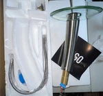 Vigo Vessel Sink Faucet Waterfall Glass Brushed Nickel VG03002BN New. Fixed Price $99.00.