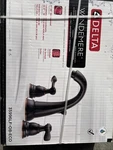 Delta Faucet With Popup-bronze 2 Handle Model 35996KF -bo-eco New In Box. Fixed Price $95.00.