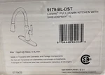 Delta 9179-BL-DST Coranto Handle Pull-down Kitchen Faucet Matte Black *read*. Fixed Price $129.99.