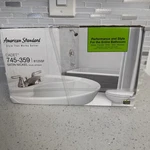 American Standard Cadet 745-359 8125 Satin Nickel Bathroom Faucet With Drain. Fixed Price $40.00.