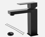 Phiestina 1-HOLE Matte Black Bathroom Faucet W/ Single Handle For Sink New. Fixed Price $38.80.