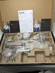 Kohler Edalyn K-28359-SN Wall Mounted Kitchen Pot Filler Faucet Polished Nickel. Fixed Price $585.00.