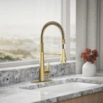 Kohler Vind Semi-professional Pull Down Kitchen Sink Faucet Gold. Fixed Price $224.99.