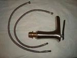 Senlesen Creative Design Brushed Nickel Bathroom Sink Faucet Single Handle. Fixed Price $32.50.