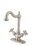Kingston Brass Bathroom Faucet Brushed Nickel KS1498AX. Fixed Price $198.00.