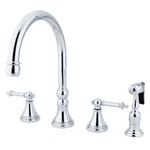 Kingston Brass KS2791TLBS Templeton Widespread Kitchen Faucet. Fixed Price $288.38.