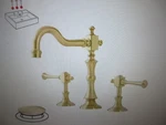 Bwe 8 In. Widespread Double Handle 3 Hole Bathroom Faucet Water-saving. Fixed Price $64.56.