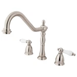 Kingston Brass KB179.PLLS Heritage 1.8 Gpm Widespread Kitchen - Nickel. Fixed Price $266.47.