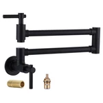 Pot Filler Faucet Wall Mount, Folding Kitchen With Double Joint Swing .... Fixed Price $163.70.