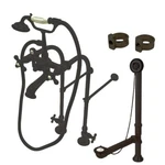Kingston Brass CCK517.AX Vintage Tub And Shower Trim Package - Bronze. Fixed Price $1569.46.