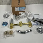 Kingston Brass KB241PX Magellan Tub And 5-INCH Spout Reach, Polished Chrome. Fixed Price $44.99.