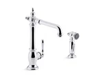 Kohler Artifacts 2-HOLE Kitchen Faucet With 13-1/2" Swing Spout And Matching. Fixed Price $597.99.