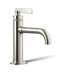 Kohler Castia Studio Mcgee K-35907-4-SN Bathroom Sink Faucet Polished Nickel New. Fixed Price $395.00.