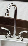 Elkay LK2477CR Chrome Kitchen Faucet Handle Gooseneck Spout New. Fixed Price $48.98.