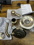 Delta Lahara Series 5-SETTING Shower Faucet Set, Brushed Gold T14238-CZ. Fixed Price $161.50.