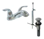 Dominion Faucets 77-3293 Manual Low Arc Bathroom Faucet, 4" Mount, Chr. Fixed Price $74.55.