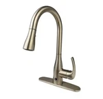 Flow Motion Activated Single-handle Pull-down Sprayer Kitchen Faucet Champagne. Fixed Price $250.00.