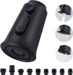 Wowow Kitchen Faucet Head Replacement, 3 Function Pull Down Sprayer. Fixed Price $21.00.
