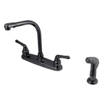 Kingston Brass NB750SP Water Onyx 1.8 Gpm Standard Kitchen Faucet - Stainless. Fixed Price $165.72.